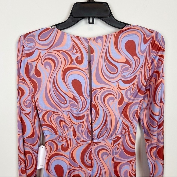 Song of Style Coraline Mini Dress in Aven Multi Swirl Size XS - Picture 8 of 14